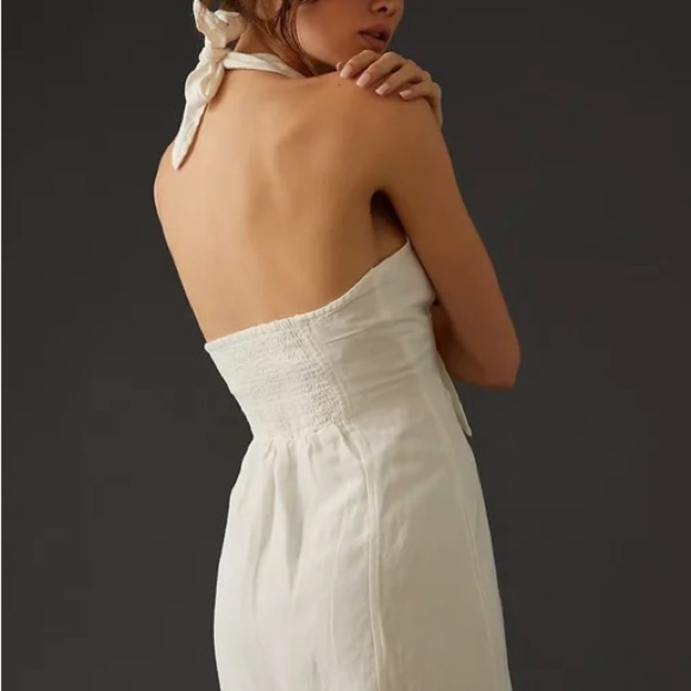 Anthropologie Maeve Halter Slim Mini Dress - Picture 11 of 14